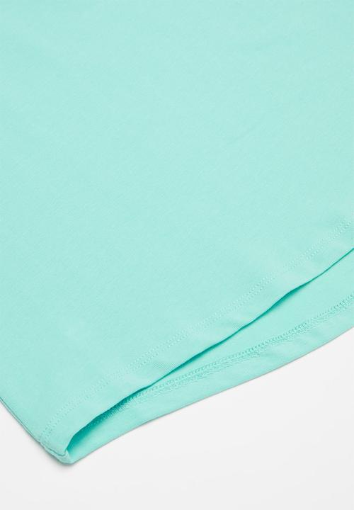 POLO - Girls kelly short sleeve tee - aqua