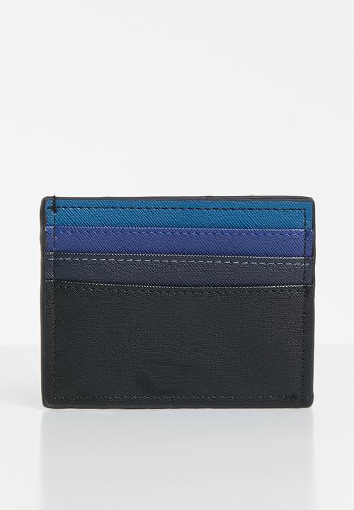 MANGO - Card holder colour - blue