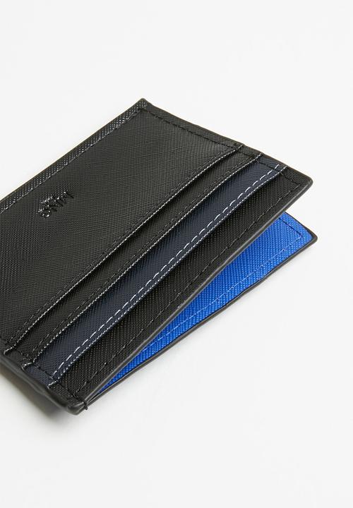 MANGO - Card holder colour - blue