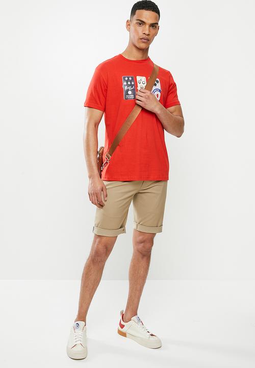 Ben Sherman - Music box tee - red