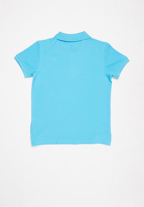 POLO - Boys austin short sleeve golfer - blue