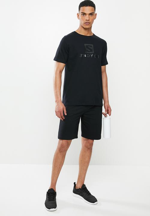 Salomon - Achieve ss tee m - black