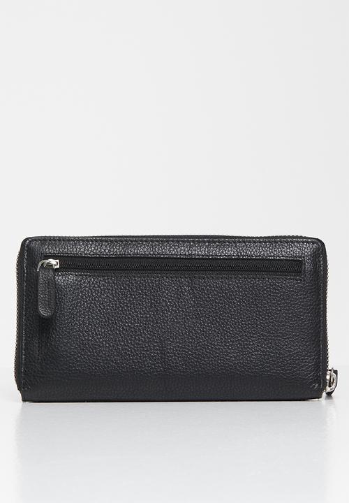 Pierre Cardin - Coco ladies zip around - black