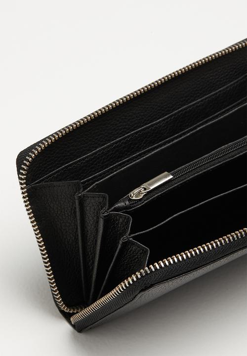 Pierre Cardin - Coco ladies zip around - black
