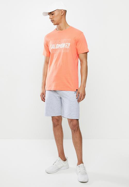 Salomon - Double take short sleeve tee - coral