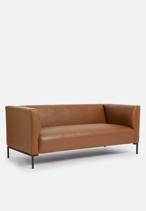 Sixth Floor - Aiden 3 seater sofa - tan 