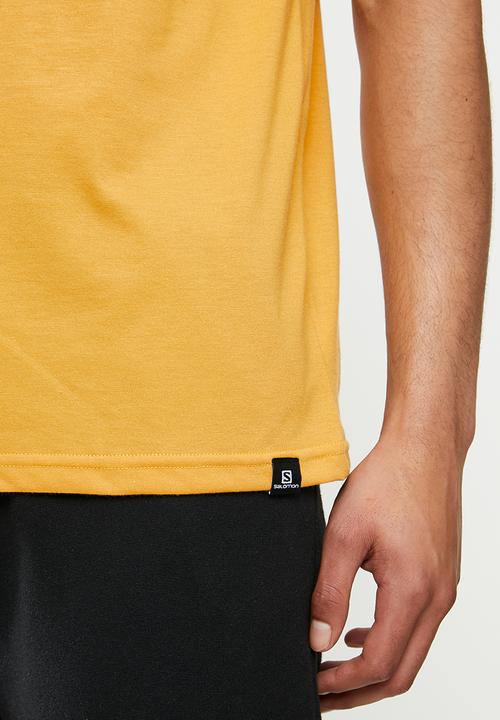 Salomon - Achieve short sleeve tee - yellow