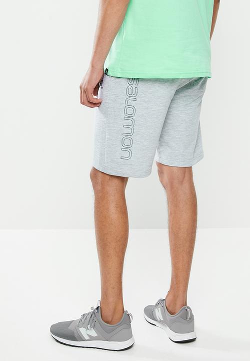 Salomon - Push thru fleece short m - alloy melange