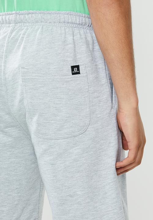 Salomon - Push thru fleece short m - alloy melange