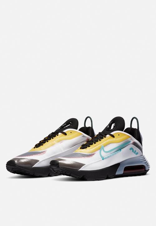 Nike - Air Max 2090 - white / bleached aqua-black-speed yellow