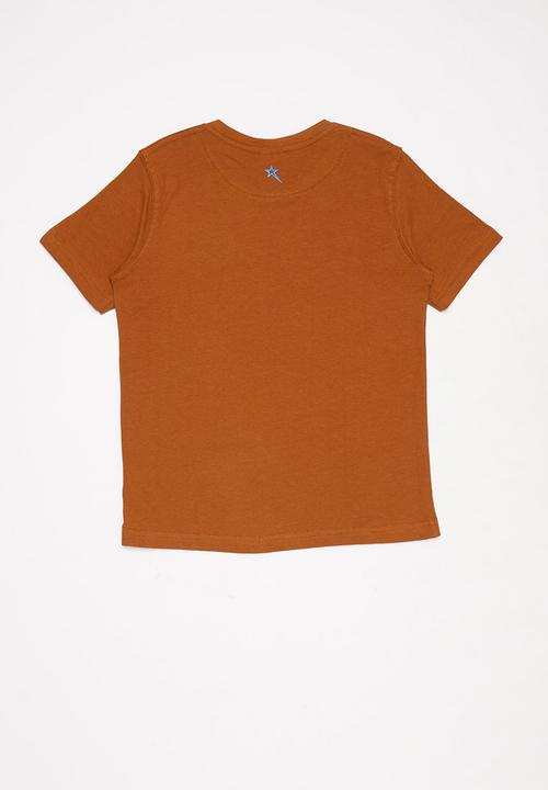 SOVIET - Boys short sleeve logo tee - orange 
