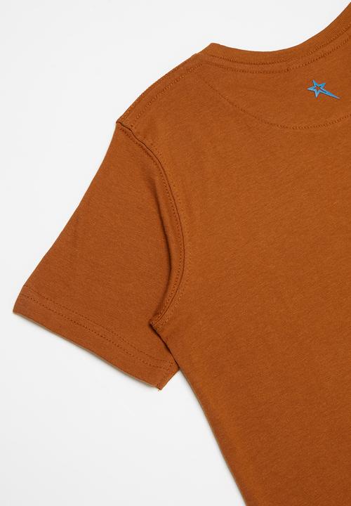 SOVIET - Boys short sleeve logo tee - orange 