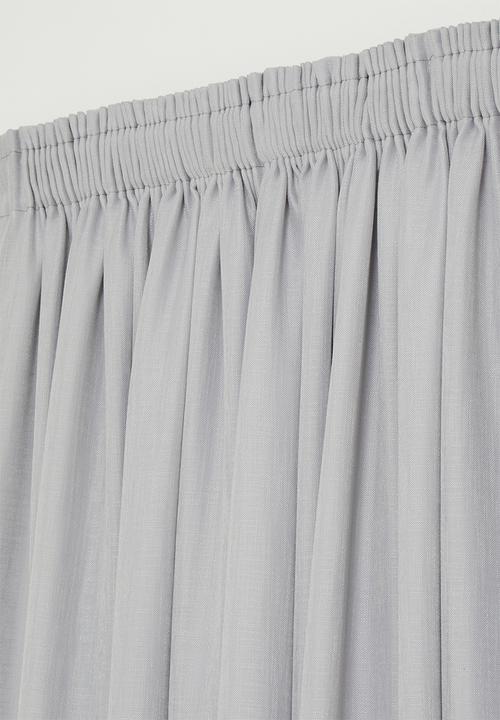 Sixth Floor - Slub lined taped curtain - grey