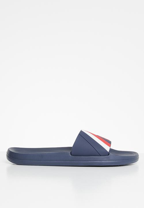 POLO - Carl logo pool sandal - navy