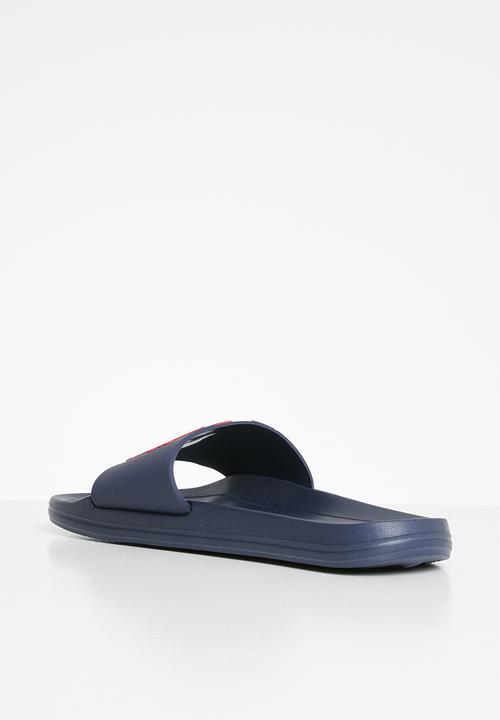 POLO - Carl logo pool sandal - navy