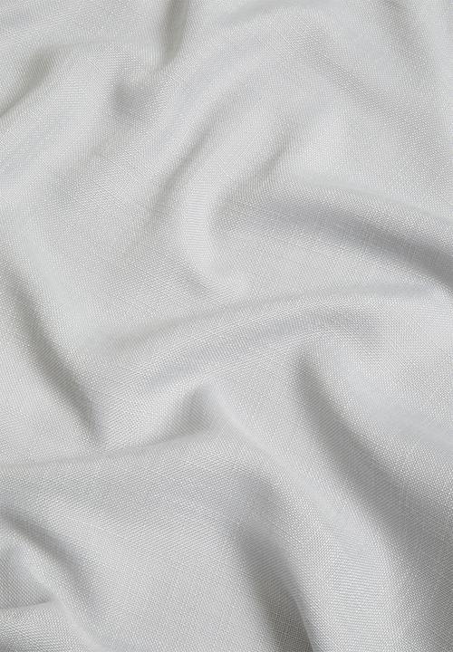 Sixth Floor - Slub lined eyelet curtain - grey