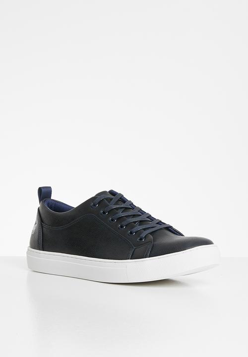 POLO - Tyler plain vamp lace sneaker - dark navy