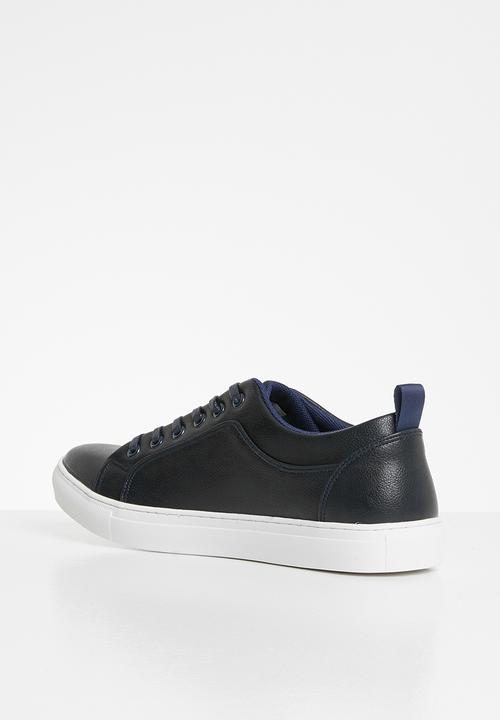 POLO - Tyler plain vamp lace sneaker - dark navy