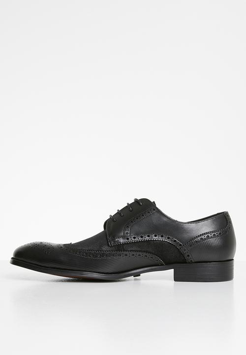 POLO - Paulo fashion wing cap lace up - black