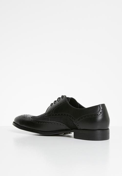 POLO - Paulo fashion wing cap lace up - black