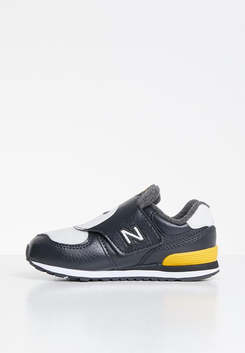 New Balance  - Infants classic 574 v1 - black & yellow