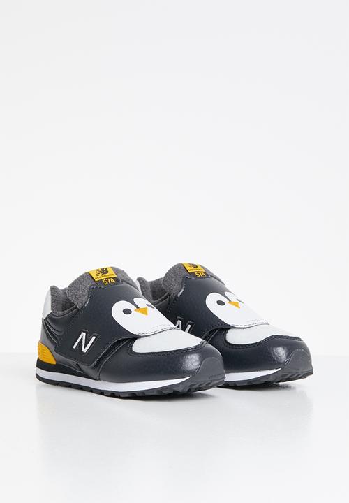 New Balance  - Infants classic 574 v1 - black & yellow