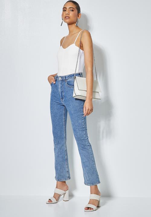 Superbalist - Rib corset bodysuit - white