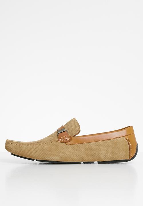 POLO - Kenneth strap suede driver - stone