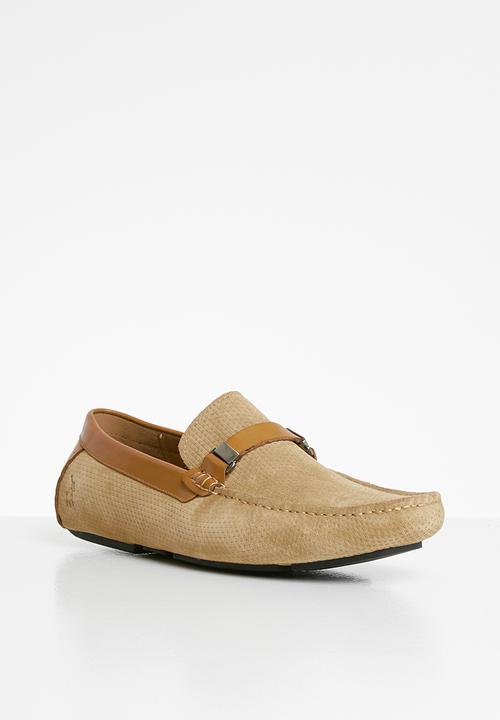 POLO - Kenneth strap suede driver - stone