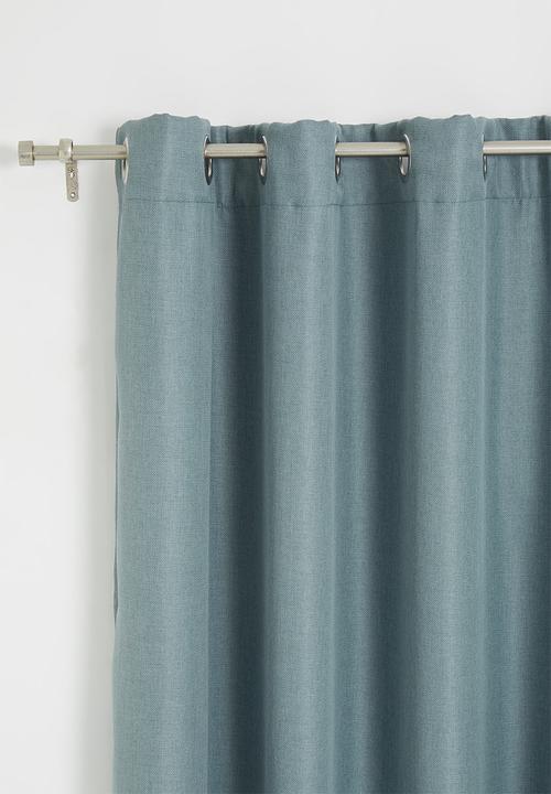 Sixth Floor - Metro self-lined eyelet curtain 2 pack - duck egg