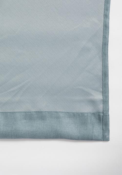 Sixth Floor - Metro self-lined eyelet curtain 2 pack - duck egg