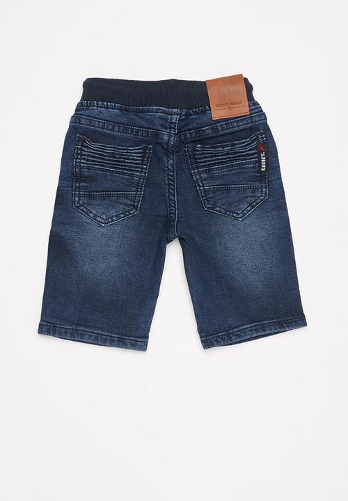 SOVIET - Boys denim short - blue 