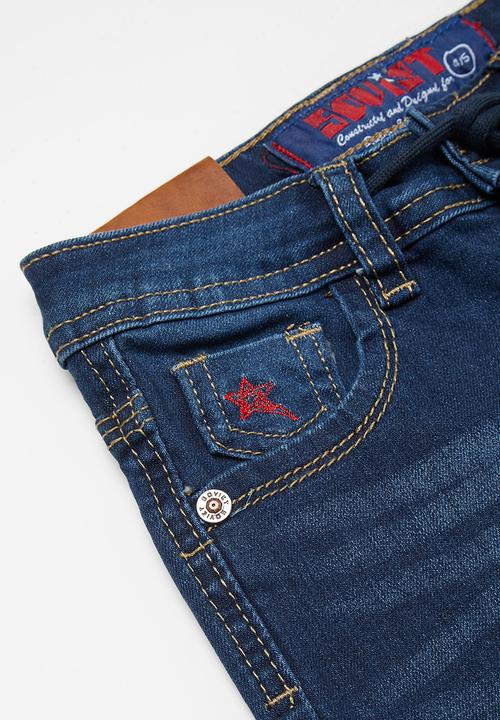 SOVIET - Boys denim short - blue 