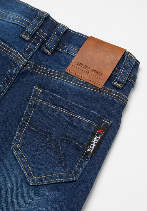 SOVIET - Boys denim short - blue 