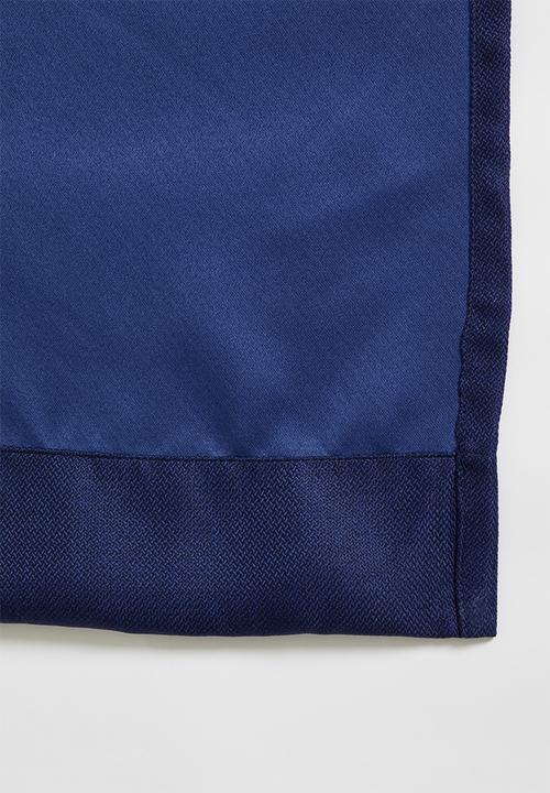 Sixth Floor - Metro self-lined eyelet curtain 2 pack - navy blue