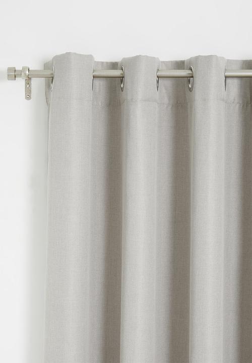 Sixth Floor - Metro self-lined eyelet curtain 2 pack - neutral