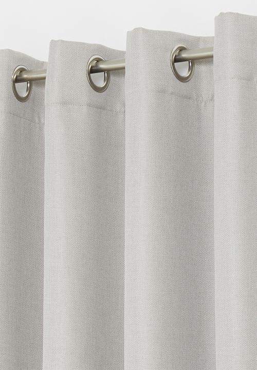 Sixth Floor - Metro self-lined eyelet curtain 2 pack - neutral