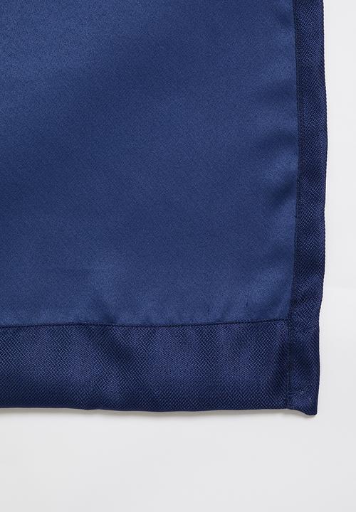 Sixth Floor - Metro self-lined taped curtain - navy