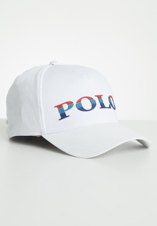 POLO - Mens Burt 3 tone rubber cap - white