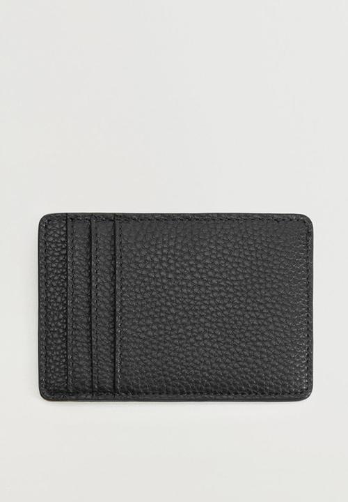 MANGO - Card holder classic - black