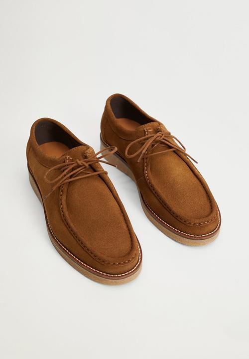 MANGO - Shoes wallabee - light brown