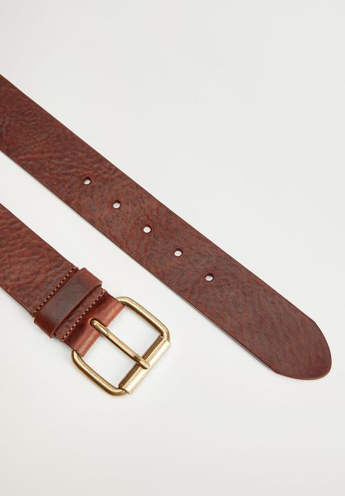 MANGO - Belt cowboy - medium brown
