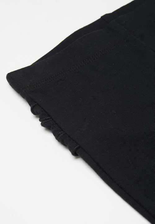 Cotton On - Quinn ruffle legging - black