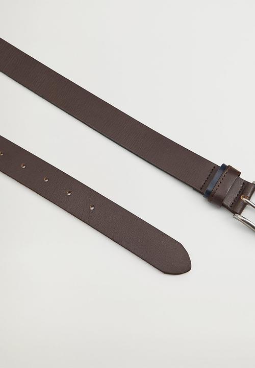 MANGO - Belt ivan - brown