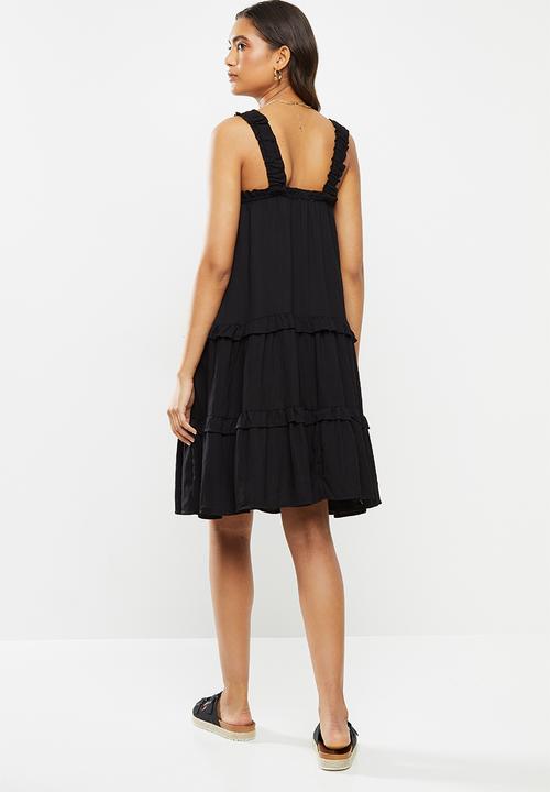 Me&B - Black tiered sundress - black 