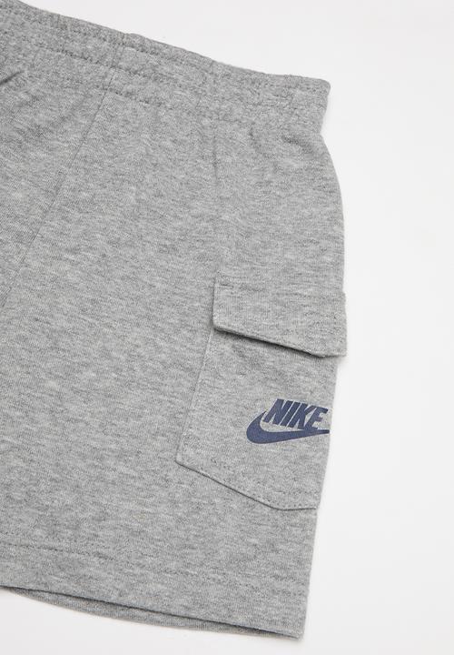 Nike - Nike boys nsw cargo short set - navy & grey 
