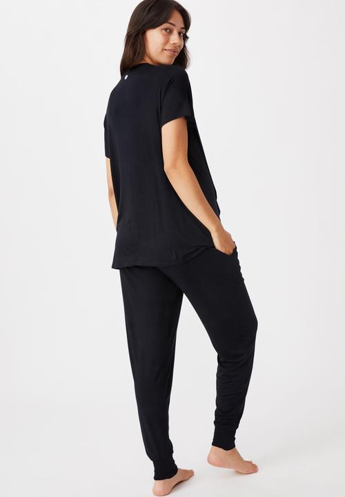 Cotton On - Sleep recovery maternity pant - black