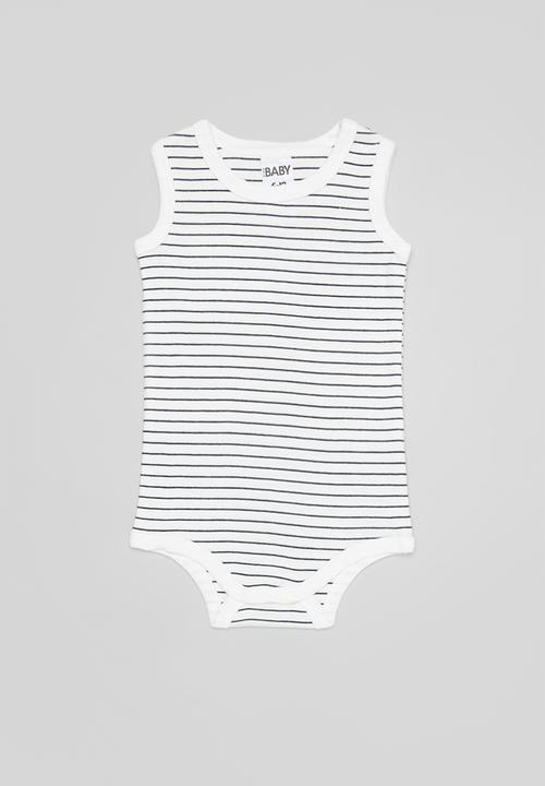 Cotton On - 4 pack singlet bubbysuit - multi