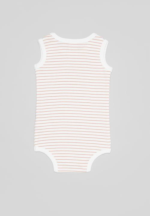 Cotton On - 4 pack singlet bubbysuit - multi
