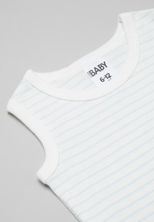 Cotton On - 4 pack singlet bubbysuit - multi
